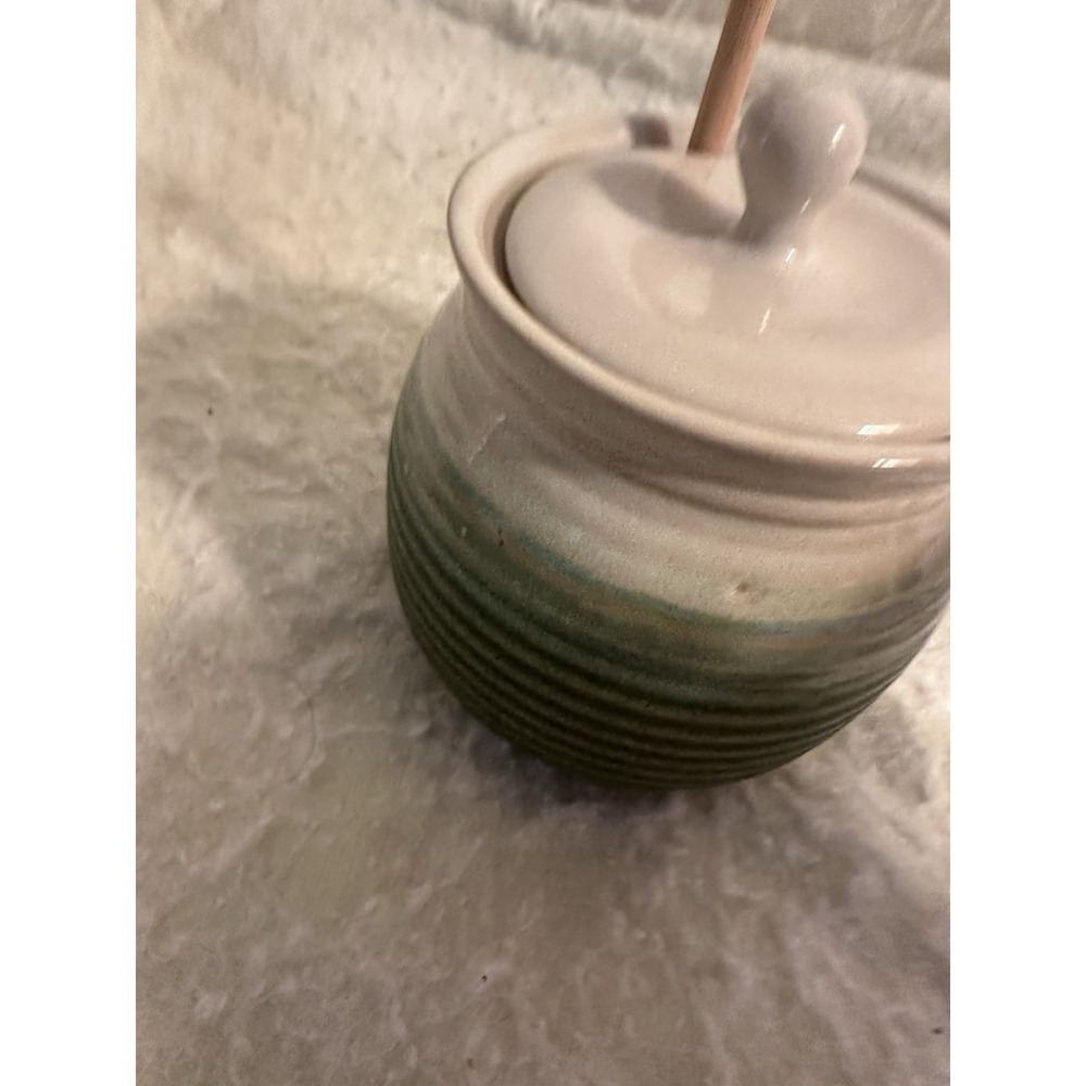 Cracker Barrel Oh Gussie! Honey Pot With Spoon Wand - Picture 6 of 7